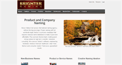 Desktop Screenshot of brighternaming.com